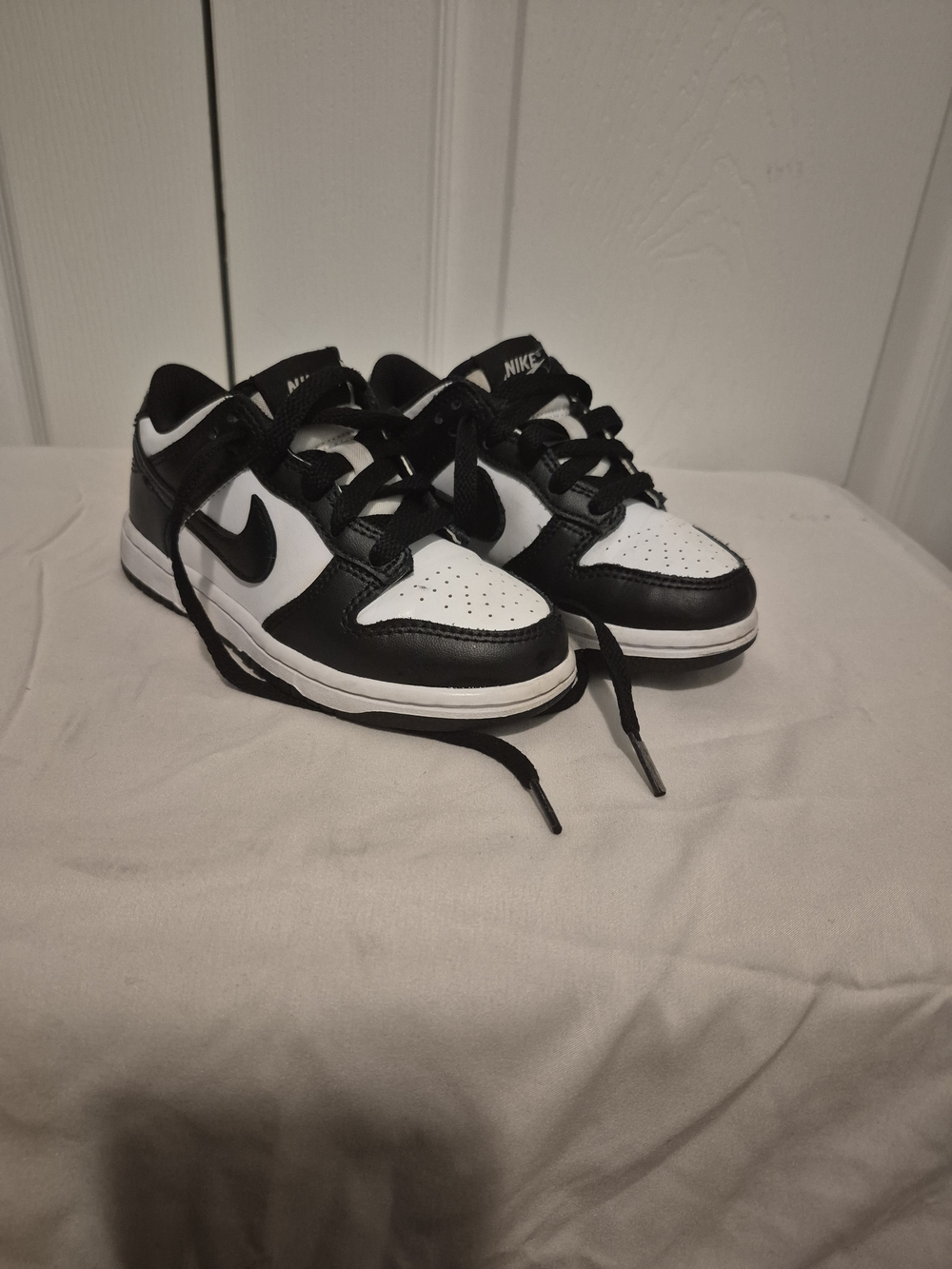 Nike Kids' Black & White Low-Top Sneakers